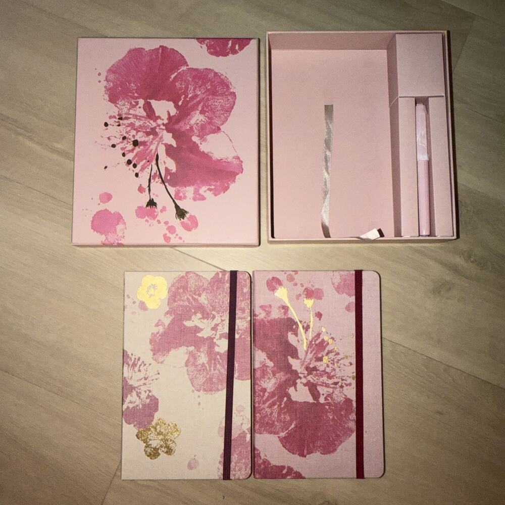 Moleskine Sakura Cherry Blossom Notebook Gift Set Journal Pen Boxed